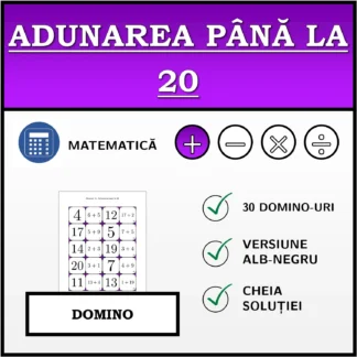 Domino: Adunarea până la 20