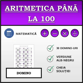 Domino: Aritmetica până la 100
