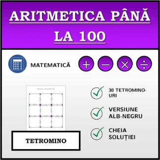 Tetromino: Aritmetica până la 100