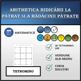 Tetromino: Aritmetica ridicării la pătrat și a rădăcinii pătrate