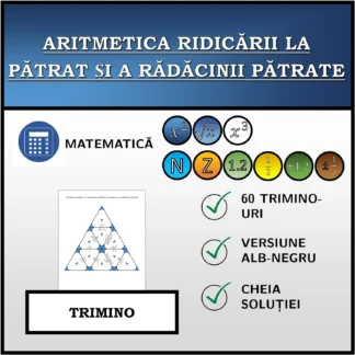 Trimino: Aritmetica ridicării la pătrat și a rădăcinii pătrate