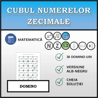 Domino: Cubul numerelor zecimale
