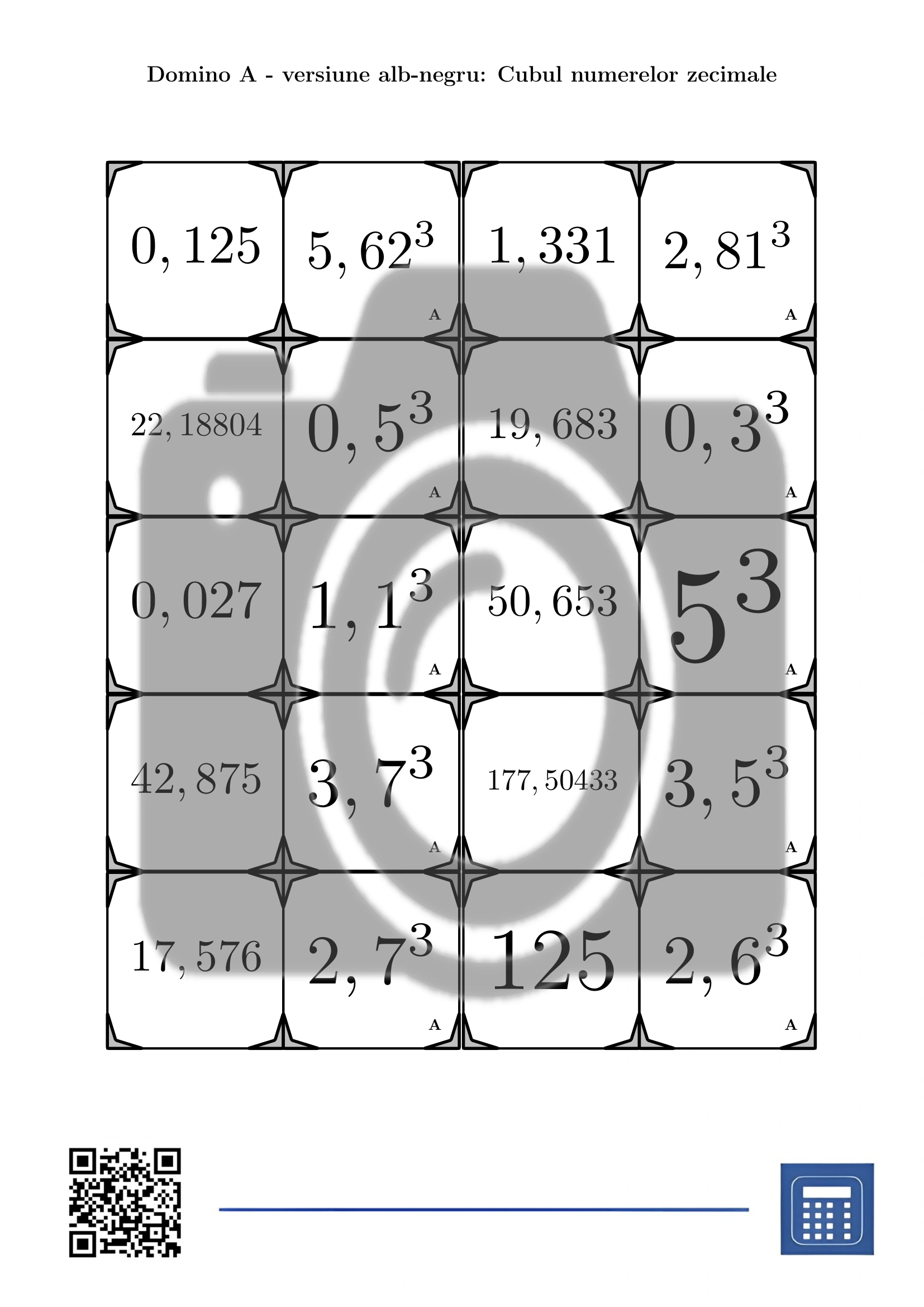 Domino: Cubul numerelor zecimale - imagine 3