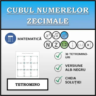 Tetromino: Cubul numerelor zecimale