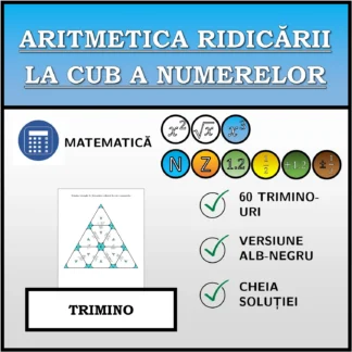 Trimino: Aritmetica ridicării la cub a numerelor