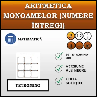 Tetromino: Aritmetica monoamelor (numere întregi)