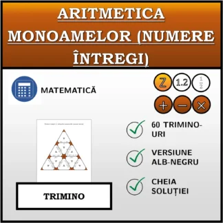Trimino: Aritmetica monoamelor (numere întregi)