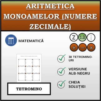 Tetromino: Aritmetica monoamelor (numere zecimale)