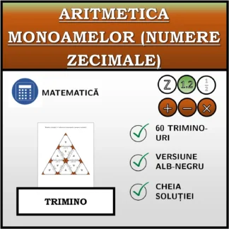 Trimino: Aritmetica monoamelor (numere zecimale)