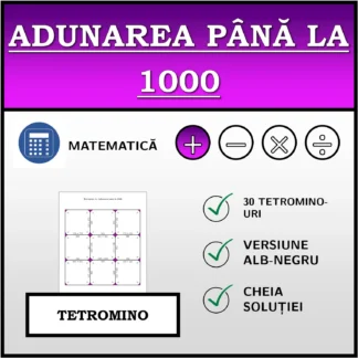 Tetromino: Adunarea până la 1000