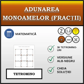 Tetromino: Adunarea monoamelor (fracții)