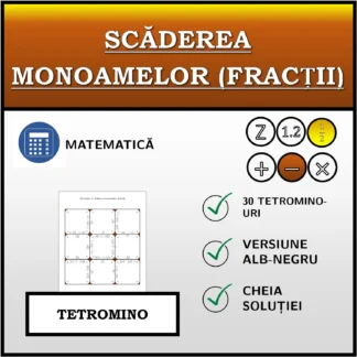 Tetromino: Scăderea monoamelor (fracții)