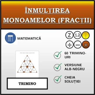 Trimino: Înmulțirea monoamelor (fracții)