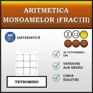 Tetromino: Aritmetica monoamelor (fracții)