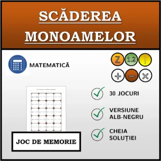 Joc de memorie: Scăderea monoamelor
