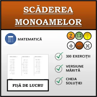 Fișă de lucru: Scăderea monoamelor