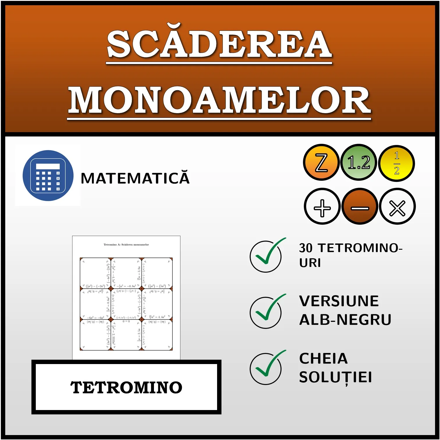 Tetromino: Scăderea monoamelor