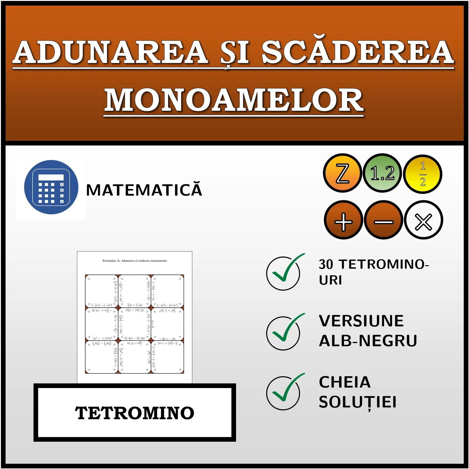 Tetromino: Adunarea și scăderea monoamelor