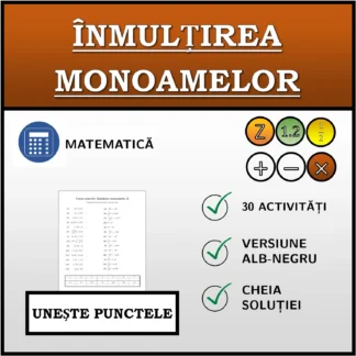 Exercițiu de asociere: Înmulțirea monoamelor