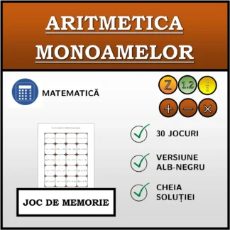 Joc de memorie: Aritmetica monoamelor