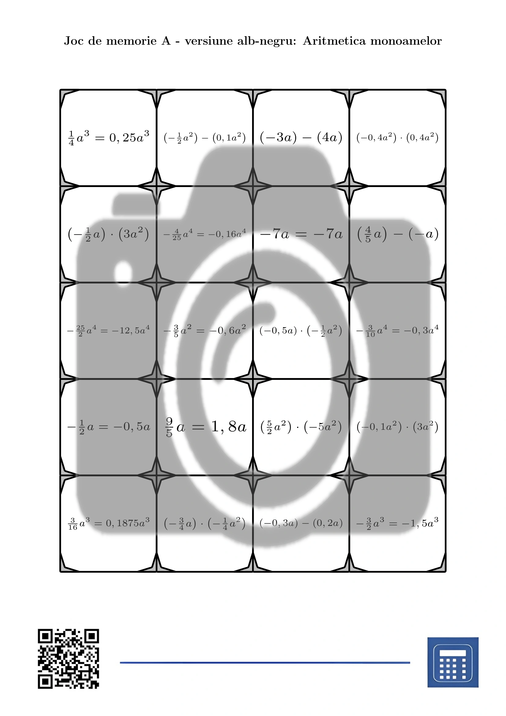 Joc de memorie: Aritmetica monoamelor - imagine 3