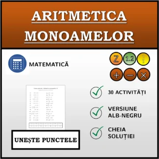 Exercițiu de asociere: Aritmetica monoamelor