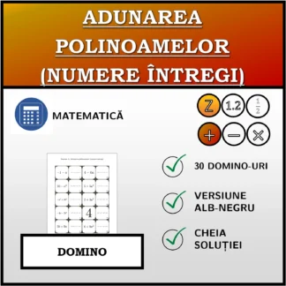 Domino: Adunarea polinoamelor (numere întregi)