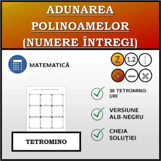 Tetromino: Adunarea polinoamelor (numere întregi)