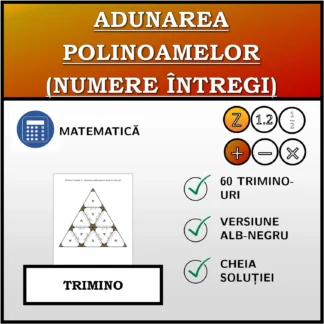 Trimino: Adunarea polinoamelor (numere întregi)