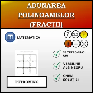 Tetromino: Adunarea polinoamelor (fracții)