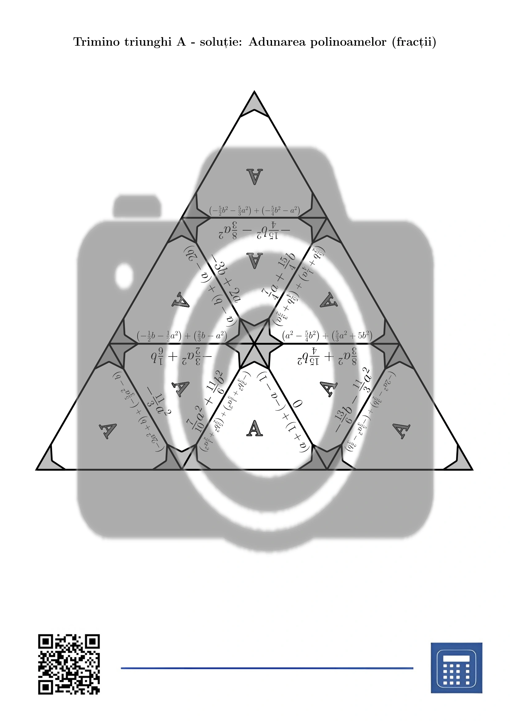 Trimino: Adunarea polinoamelor (fracții) - imagine 6