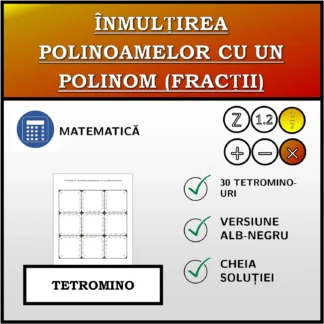 Tetromino: Înmulțirea polinoamelor cu un polinom (fracții)