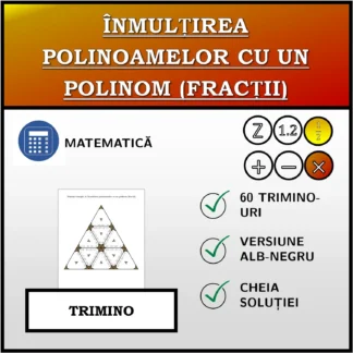 Trimino: Înmulțirea polinoamelor cu un polinom (fracții)