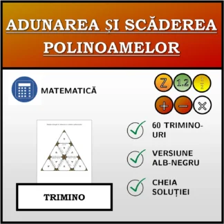 Trimino: Adunarea și scăderea polinoamelor