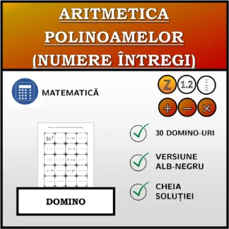 Domino: Aritmetica polinoamelor (numere întregi)