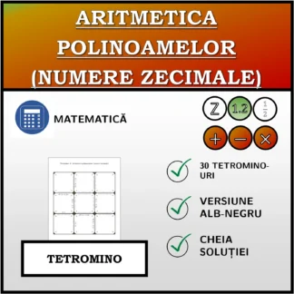 Tetromino: Aritmetica polinoamelor (numere zecimale)