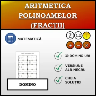 Domino: Aritmetica polinoamelor (fracții)