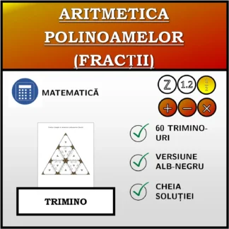 Trimino: Aritmetica polinoamelor (fracții)