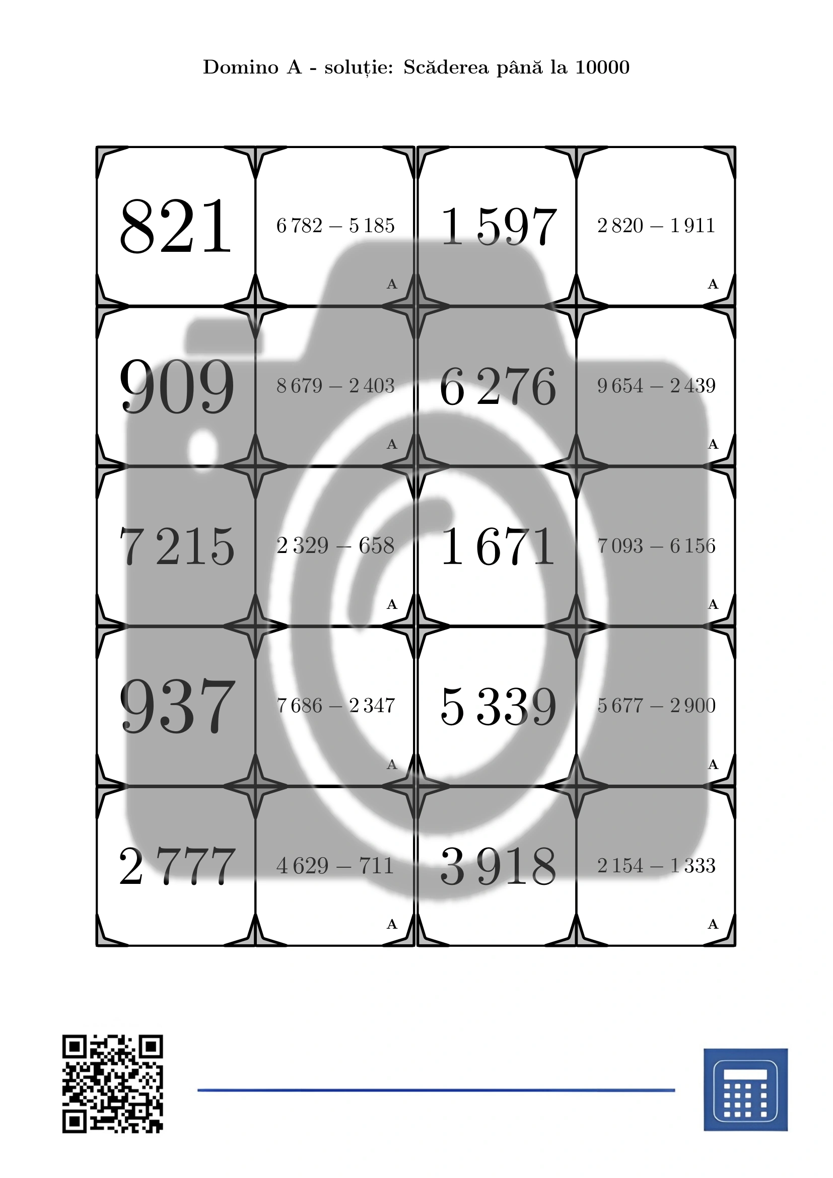 Domino: Scăderea până la 10000 - imagine 4