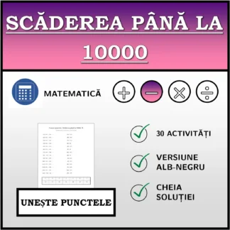 Exercițiu de asociere: Scăderea până la 10000