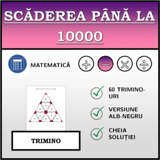 Trimino: Scăderea până la 10000