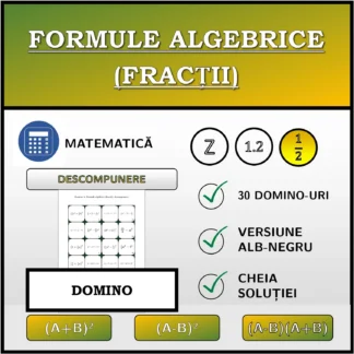 Domino: Formule algebrice (fracții), descompunere