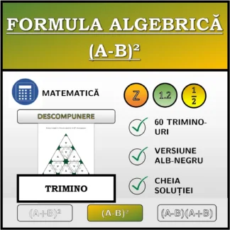 Trimino: Formula algebrică (A-B)², descompunere