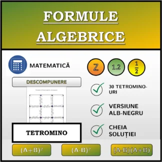 Tetromino: Formule algebrice, descompunere