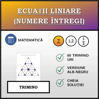 Trimino: Ecuații liniare (numere întregi)