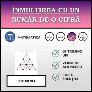 Trimino: Înmulțirea cu un număr de o cifră