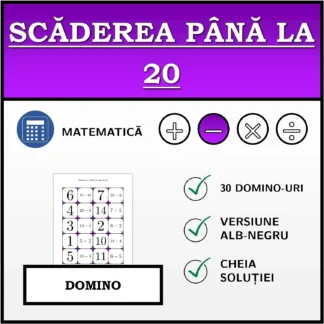Domino: Scăderea până la 20