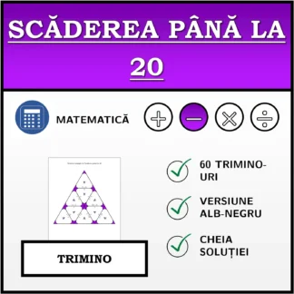 Trimino: Scăderea până la 20