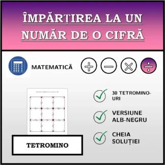 Tetromino: Împărțirea la un număr de o cifră