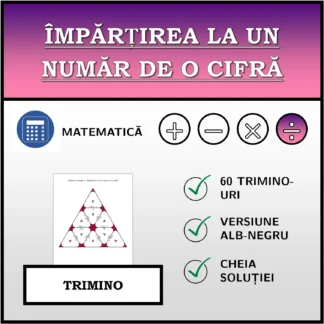 Trimino: Împărțirea la un număr de o cifră